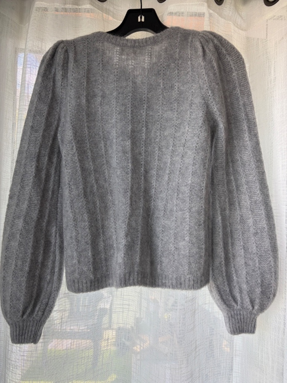 NWT SÉZANE Grey knit cardigan- Size XXS - Picture 3 of 4